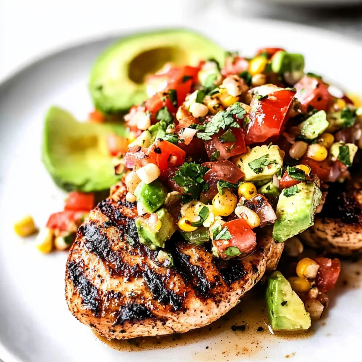 Fiesta Lime Chicken Recipe with Avocado Salsa Bliss 4 Fiesta Lime Chicken Recipe with Avocado