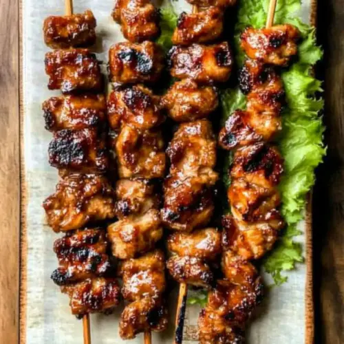 Grilled Thai Coconut Chicken Skewers