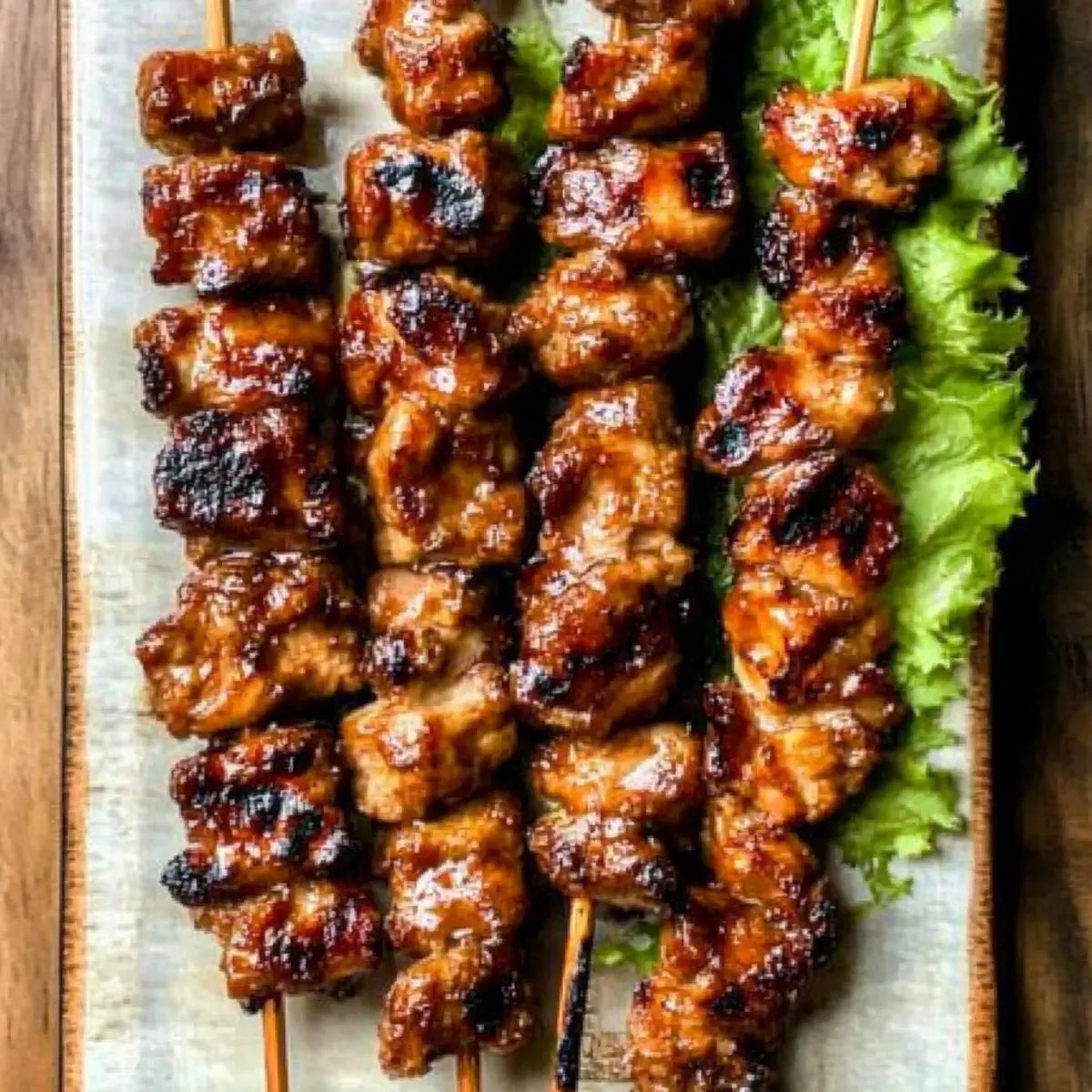 Grilled Thai Coconut Chicken Skewers: A Flavorful Delight 4 Grilled Thai Coconut Chicken Skewers