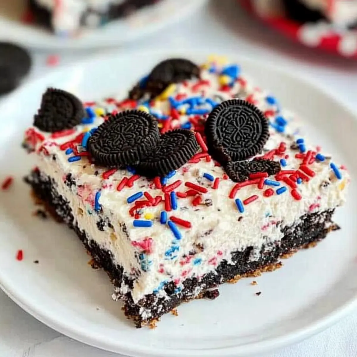 No Bake Fireworks Oreo Cheesecake Bars That Wow Every Celebration 3 unnamed file 607