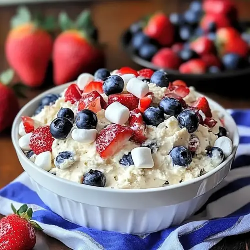 Red White & Blue Fluff Salad