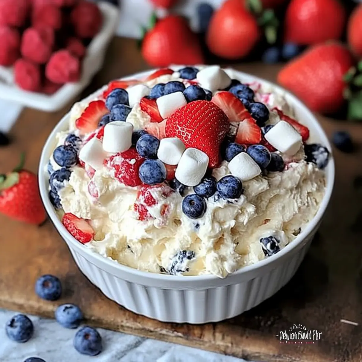 Patriotic Red White & Blue Fluff Salad for Summer Celebrations 1 unnamed file 609