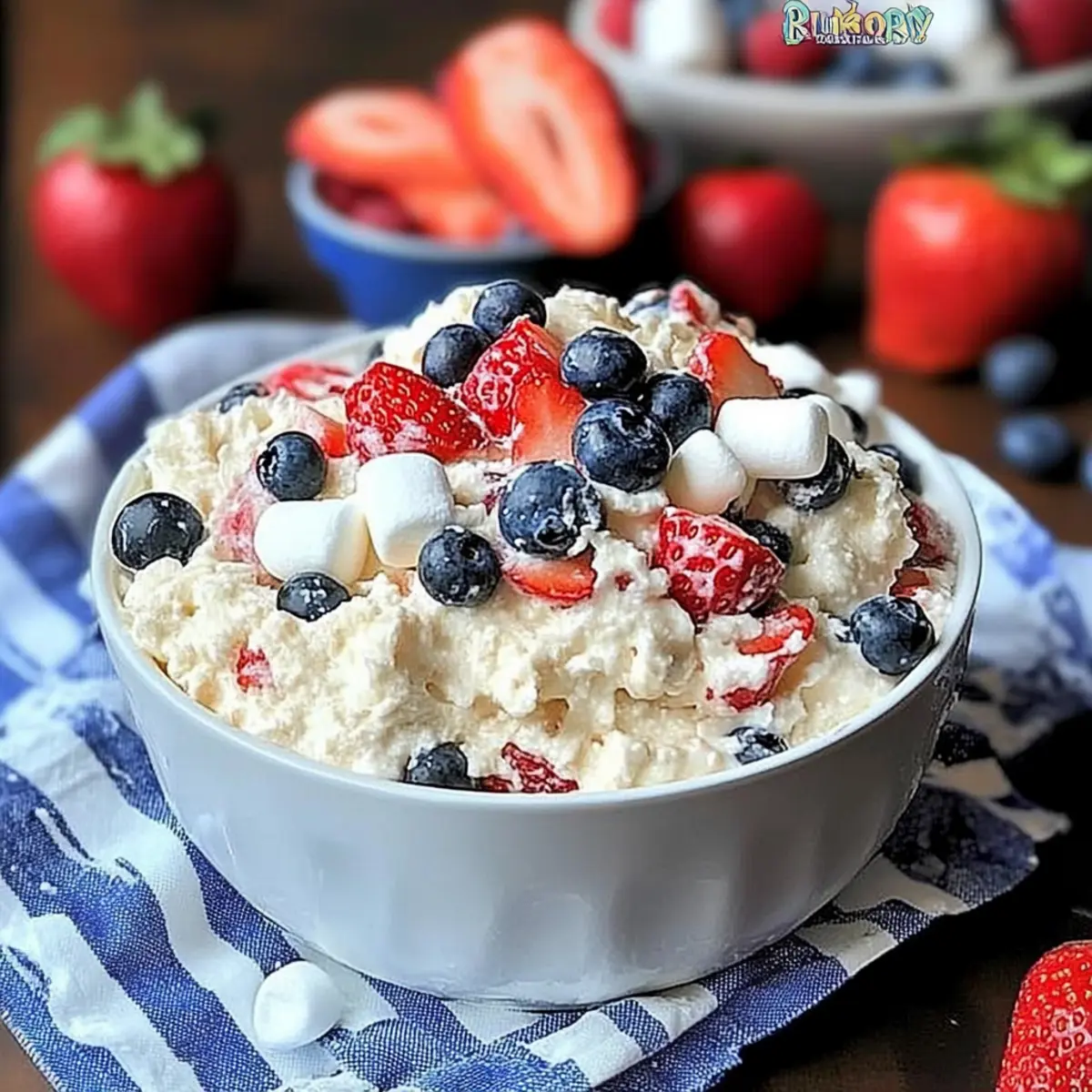 Patriotic Red White & Blue Fluff Salad for Summer Celebrations 2 unnamed file 610