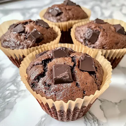 Decadent Chocolate Chunk Muffins That Will Melt Your Heart 3 Chocolate Chunk Muffins