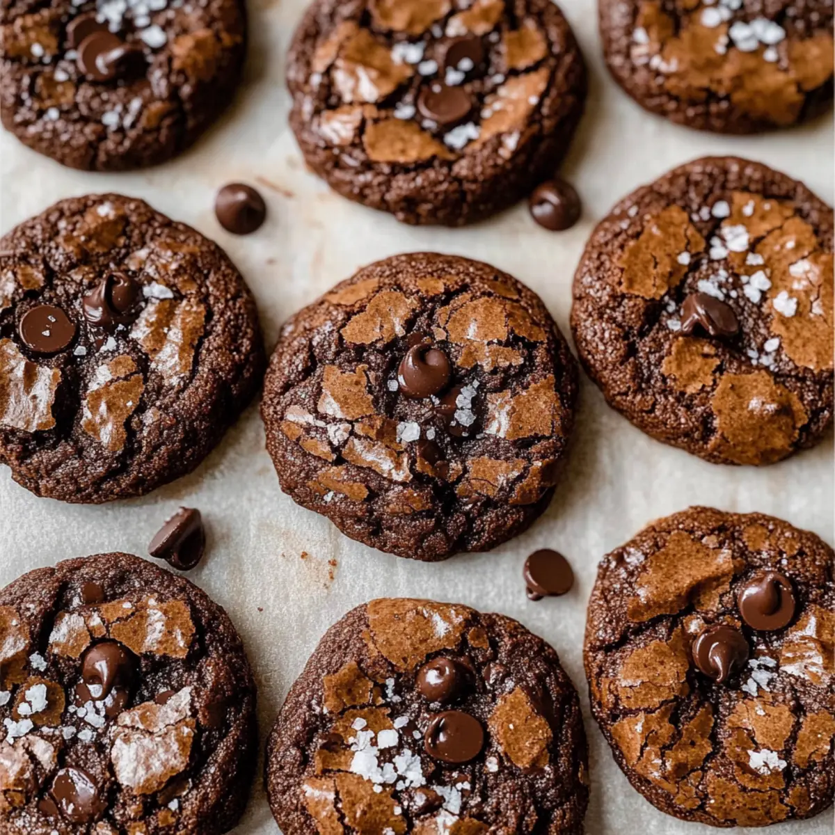 Irresistible Salted Brownie Cookies with Fudgy Goodness 4 Salted Brownie Cookies