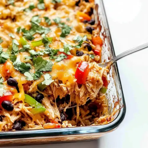 Chicken Burrito Casserole