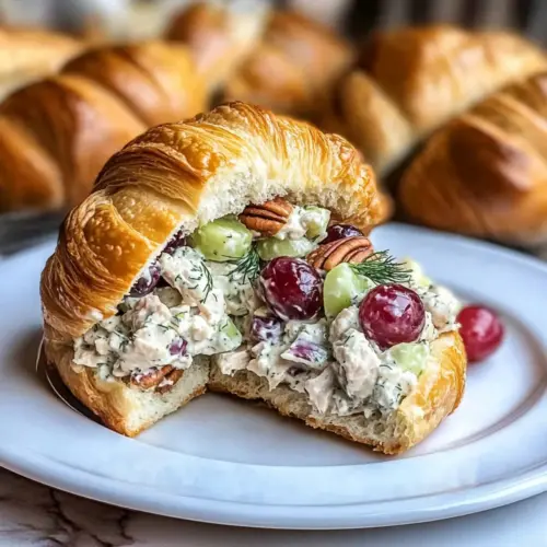 Chicken Salad Croissant Sandwiches