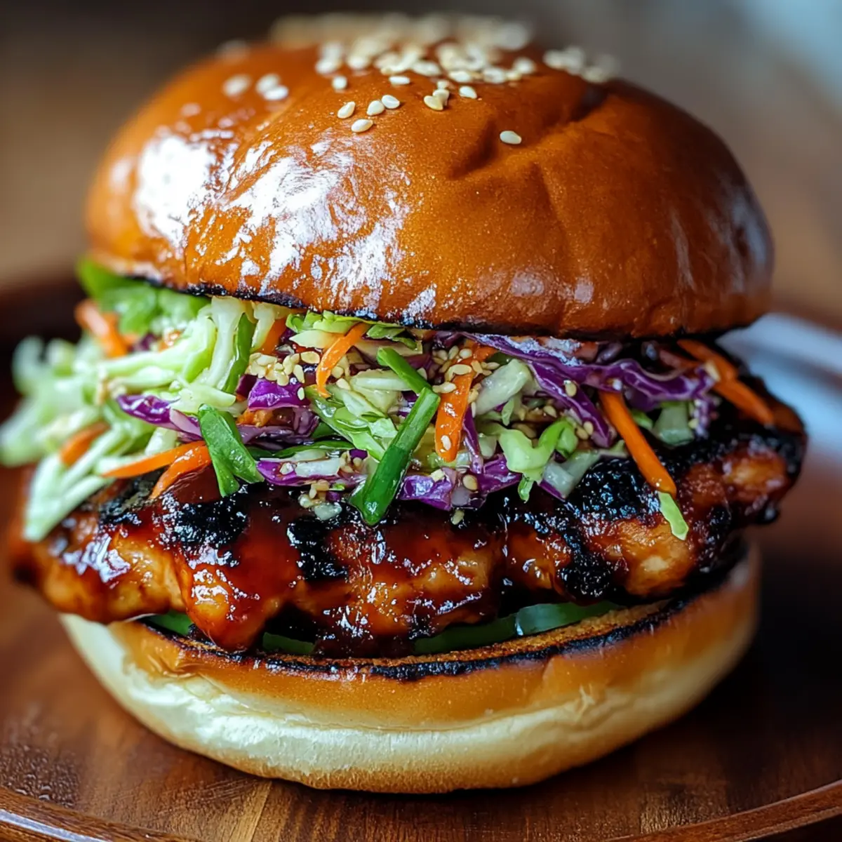 Korean BBQ Chicken Sandwich with Crunchy Cabbage Slaw Bliss 2 unnamed file 791