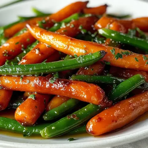 Honey Glazed Carrots & Green Beans