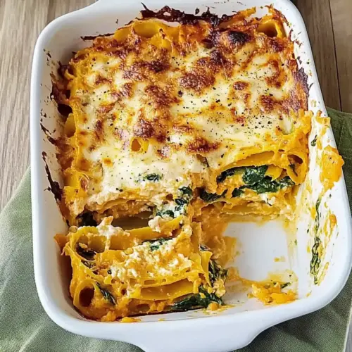 Italian Butternut Squash and Spinach Lasagna