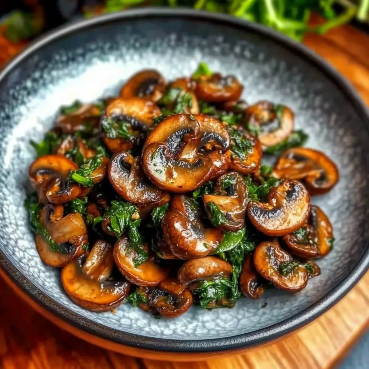 Savory Sautéed Mushrooms with Spinach: A Quick Delight 4 Sauteed Mushrooms with Spinach