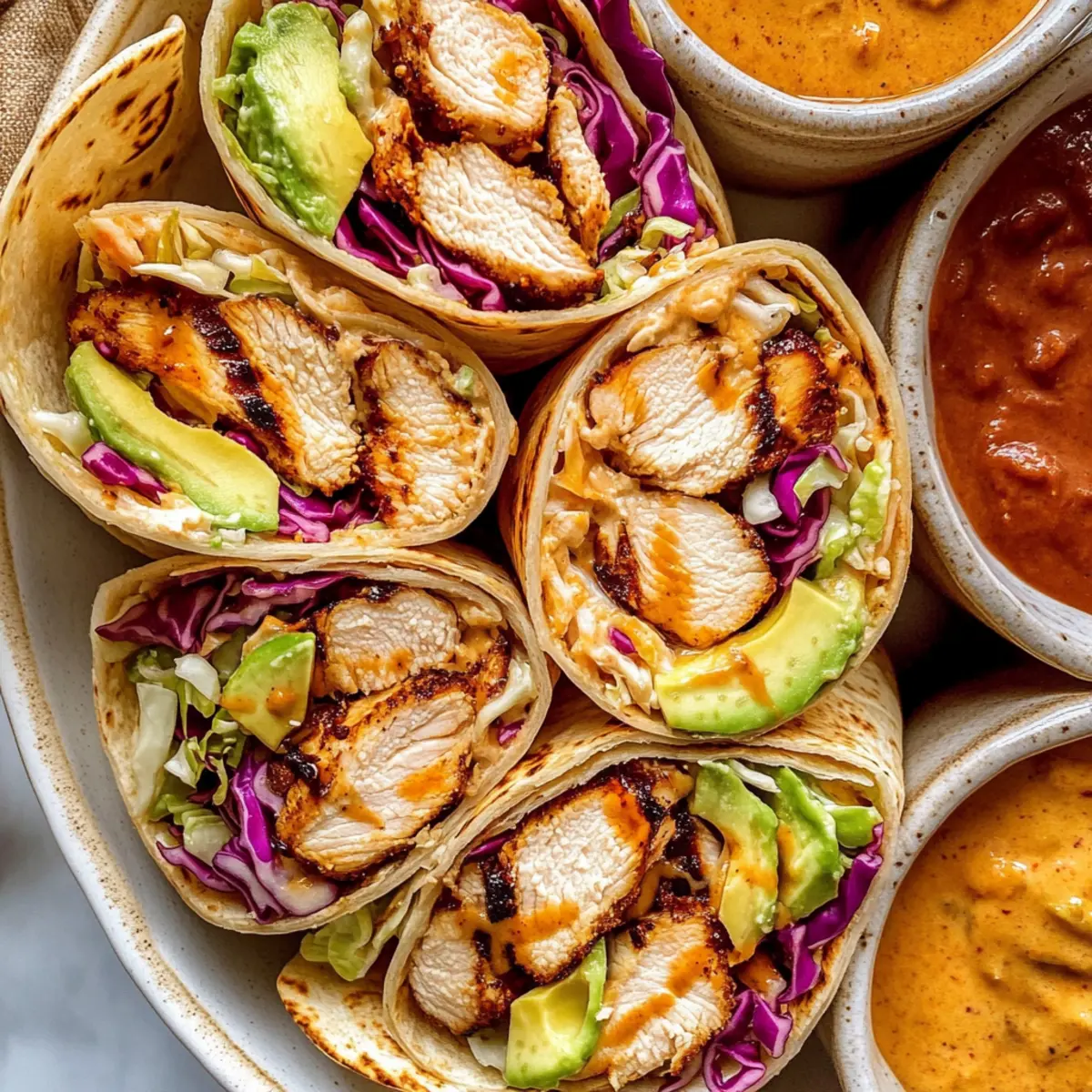 Southwest Chicken Wraps