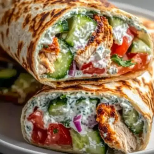 Greek Chicken Wraps