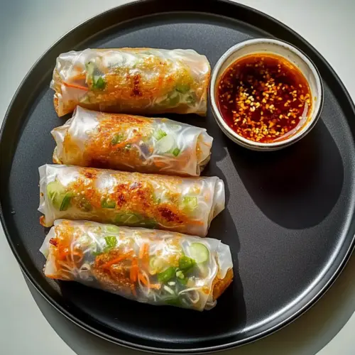 Air Fryer Rice Paper Noodle Rolls