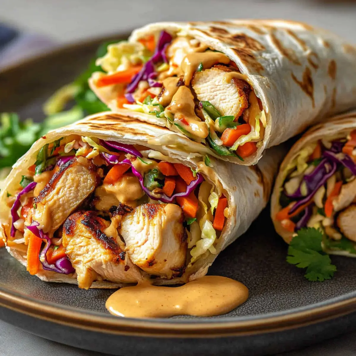 Thai Chicken Wrap