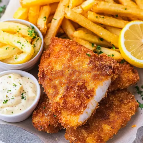 Air Fryer Fish and Chips
