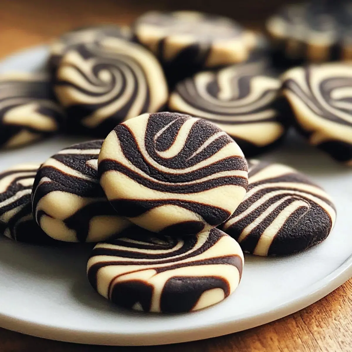 Zebra Cookies: Indulge in a Creamy Chocolate Vanilla Treat 1 unnamed file 1