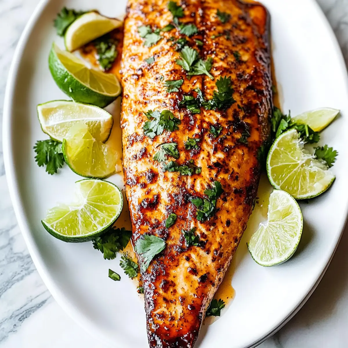 Chili Lime Baked Trout