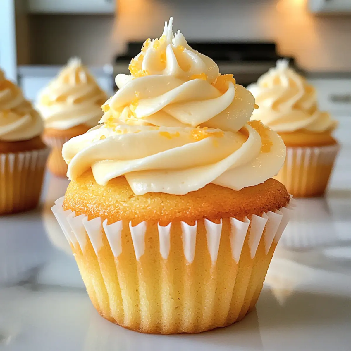 Lemon Cupcakes That Burst with Zesty Fresh Flavor 4 emon Cupcakes