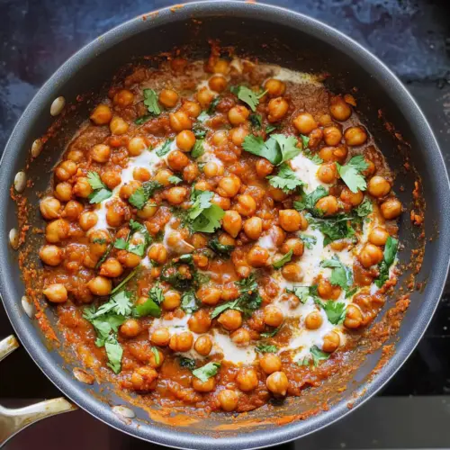 One-Pan Harissa Chickpeas