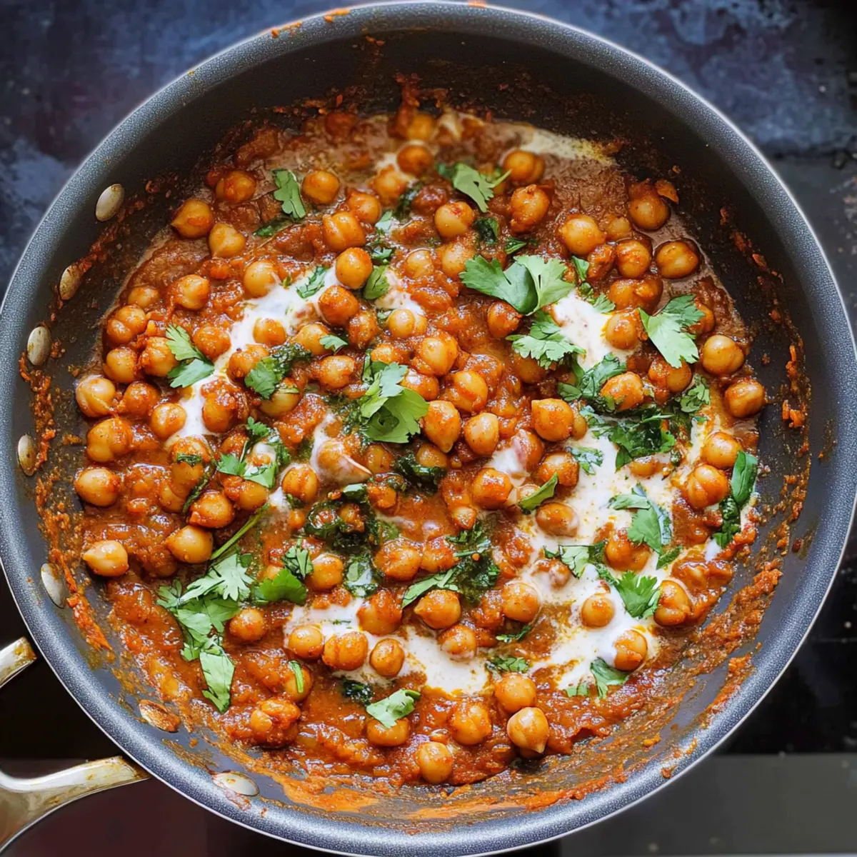 One-Pan Harissa Chickpeas