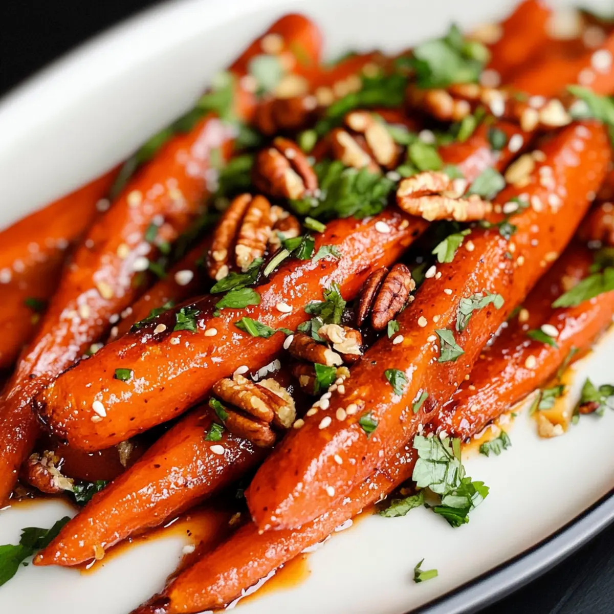 Gochujang Oven Roasted Carrots