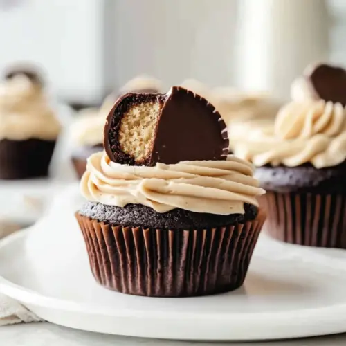 Chocolate Peanut Butter Filled Cupcakes