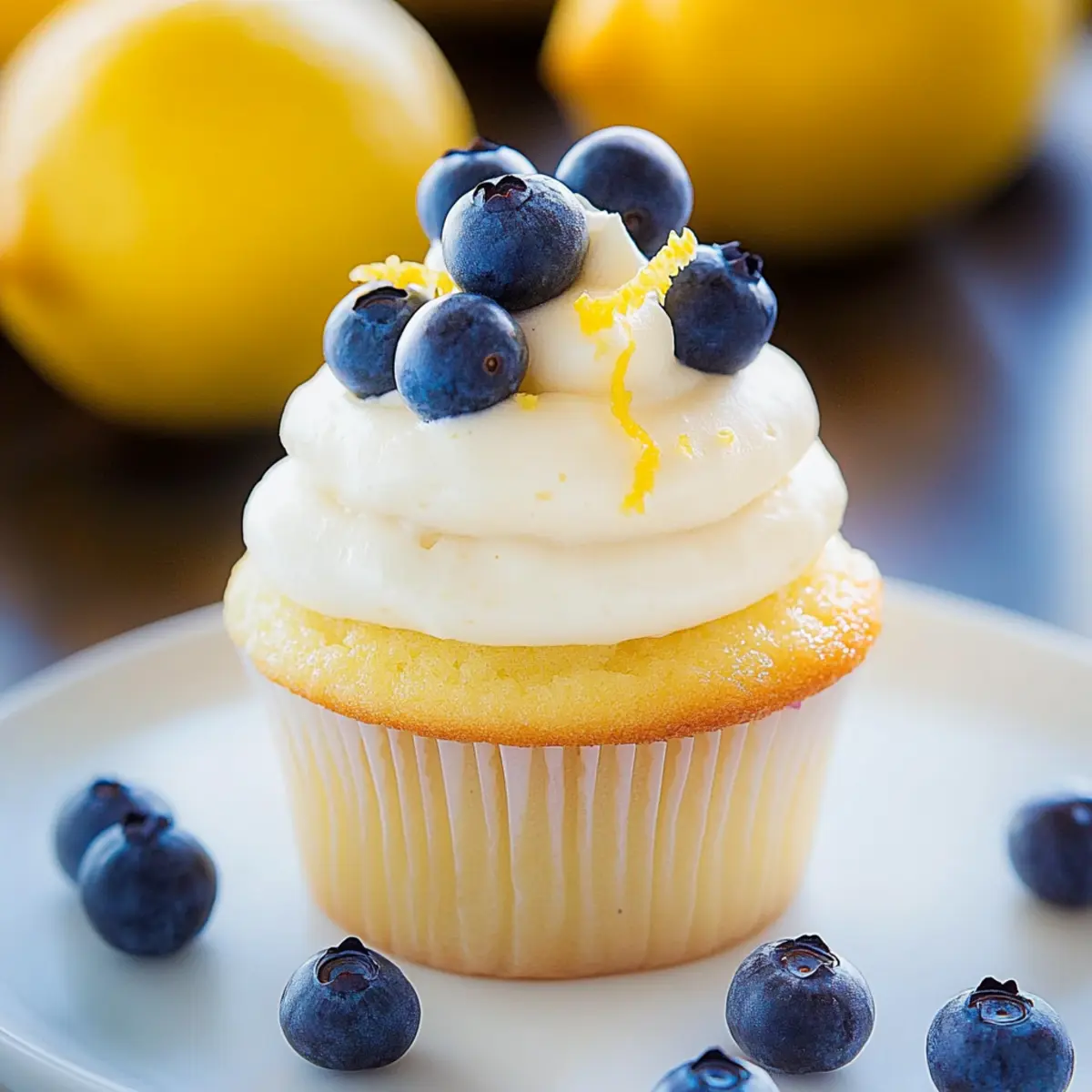 Lemon Blueberry Cupcakes