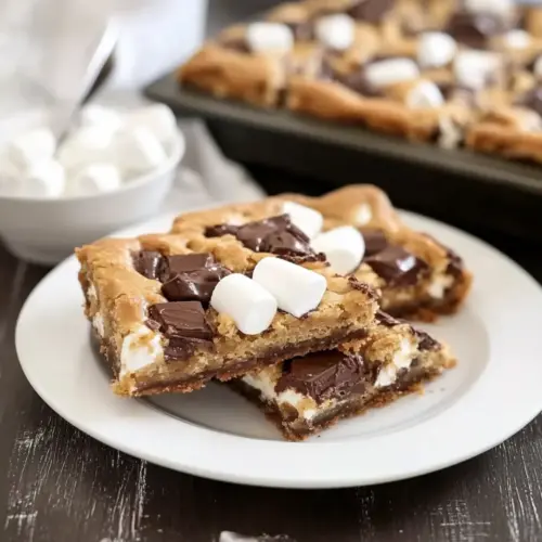 S’mores Cookie Bars