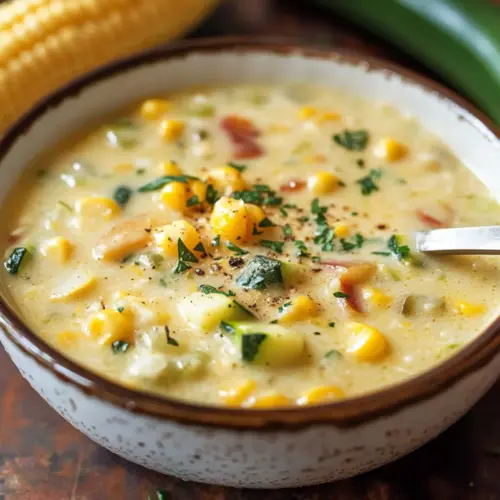 Summer Corn and Zucchini Chowder