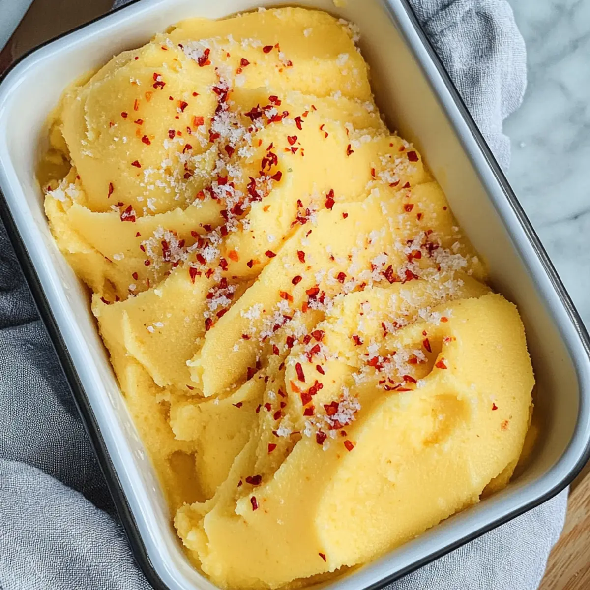 Chili Lime Mango Sorbet