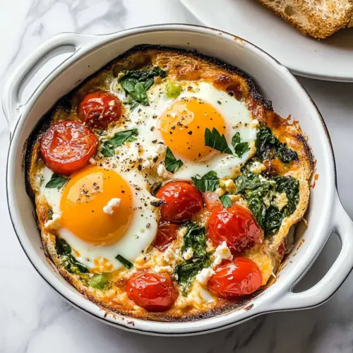 Baked Feta Eggs