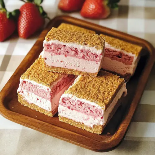 Delicious Strawberry Ice Cream Sandwiches You Can Make Today 1 Strawberry Ice Cream Sandwiches