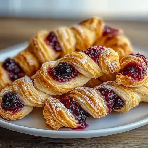 Berry Puff Twists