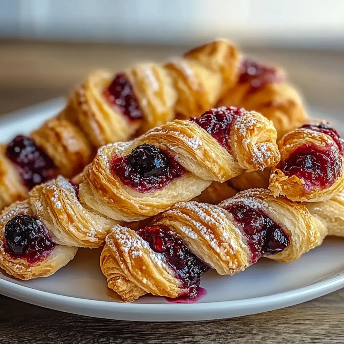 Berry Puff Twists