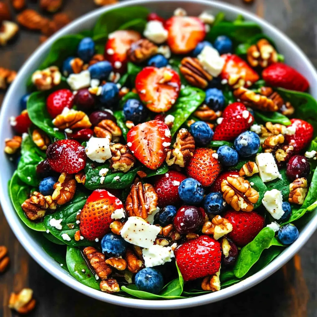 Strawberry Spinach Salad