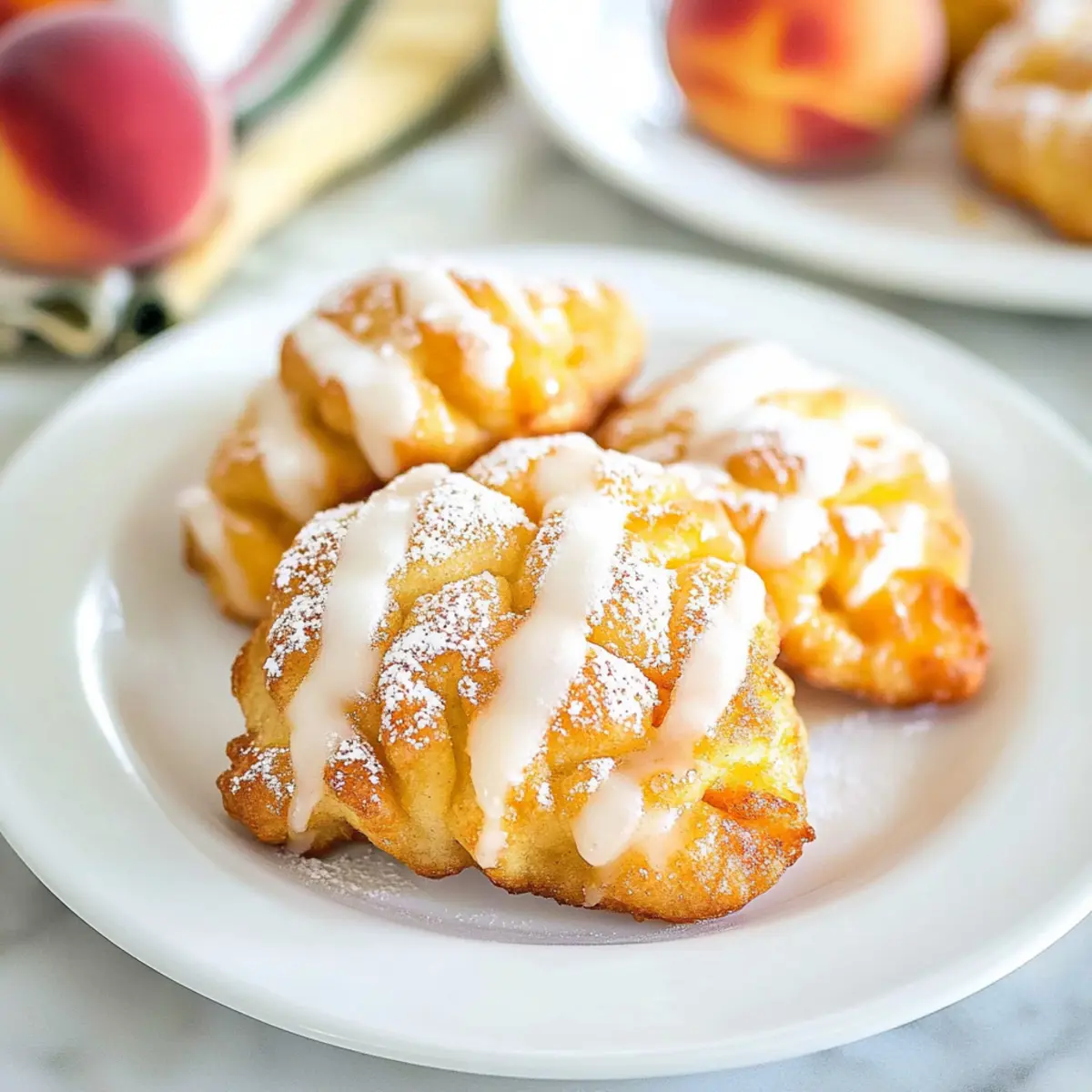 Fresh Peach Fritters