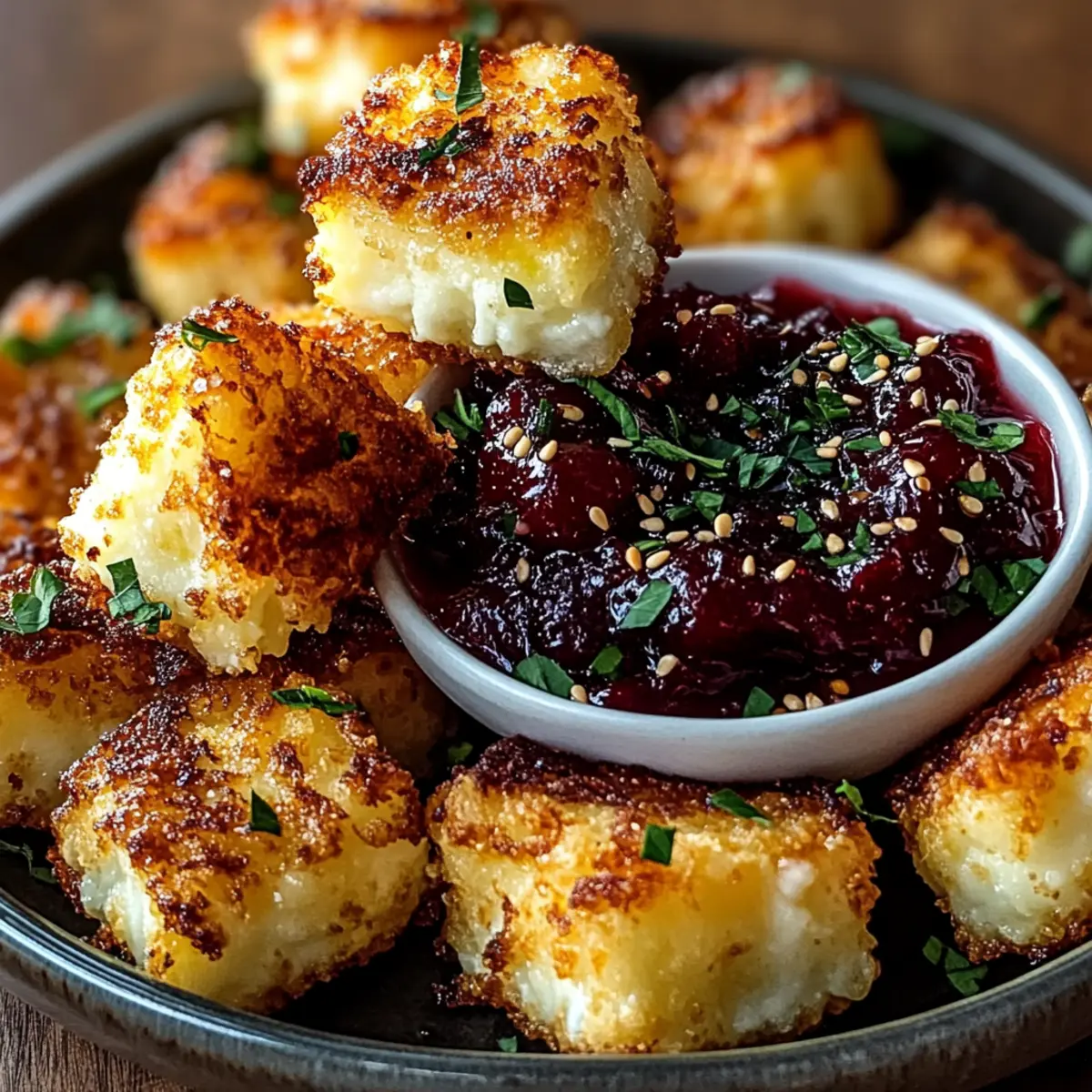 Crispy Halloumi & Feta Bites with Hot Honey Cranberry Dip Delights 1 unnamed file 552