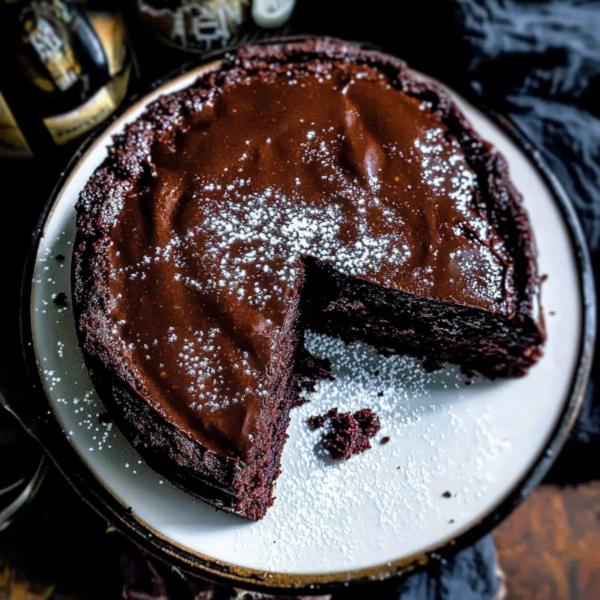 Decadent Dark Chocolate Whiskey Cake for Boozy Indulgence 2 unnamed file 557