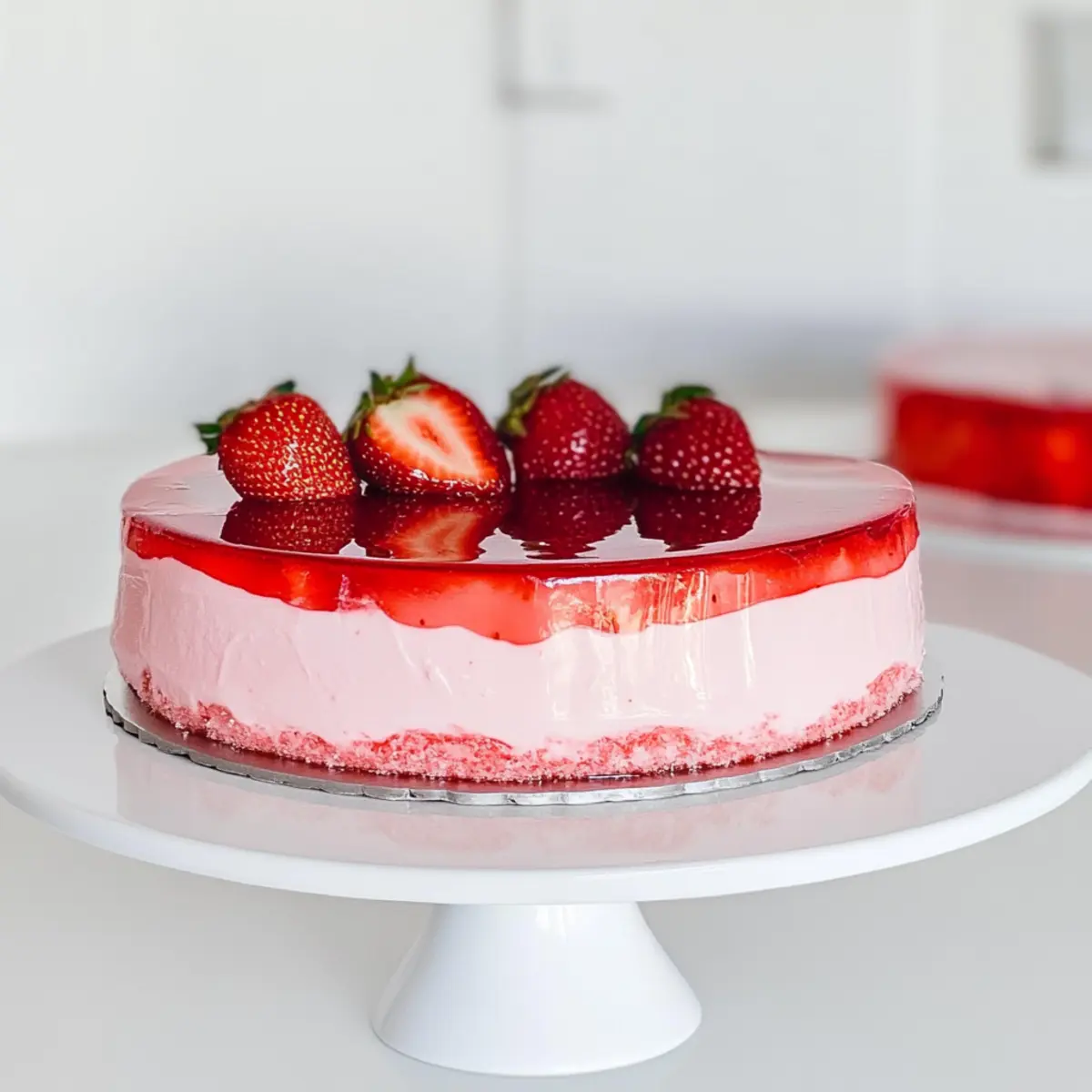 Deliciously Easy Strawberry Jello Cake for Summer Bliss 1 unnamed file 580