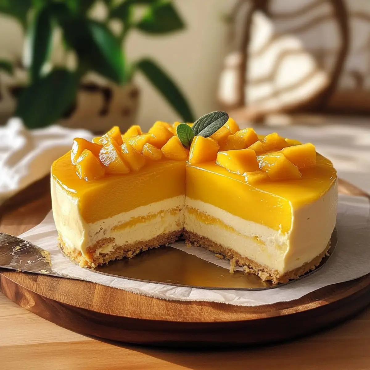 Tropical Mango Mousse Cake: A No-Bake Delight You'll Love 2 unnamed file 589
