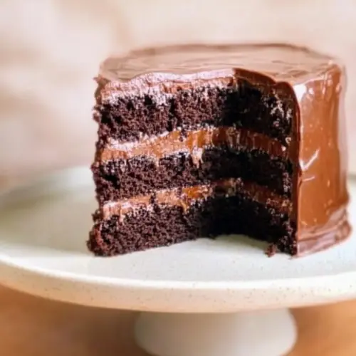 Salted Caramel Chocolate Fudge Cake