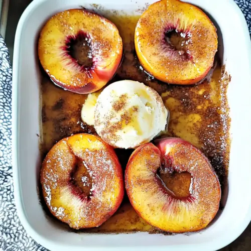 Cinnamon Sugar Baked Peaches: Summer's Sweetest Delight 24 Cinnamon Sugar Baked Peaches