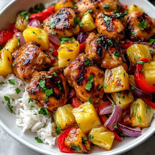 Hawaiian Chicken Sheet Pan