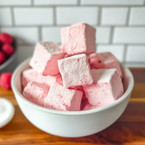 Raspberry Marshmallows