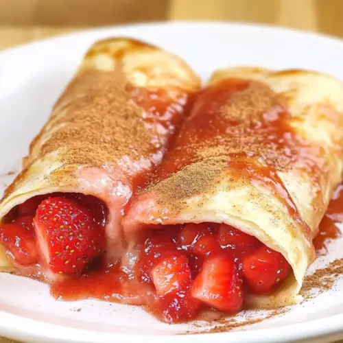 Strawberry Pie Enchiladas