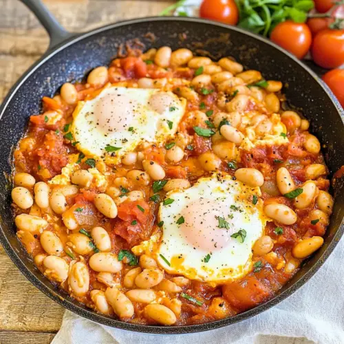 Spanish Beans & Eggs