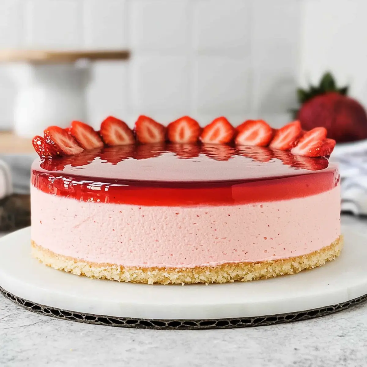 Strawberry Mousse Cake