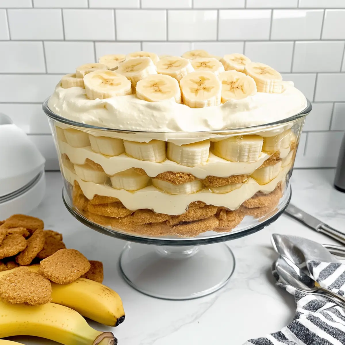 Banana Pudding with Vanilla Wafers