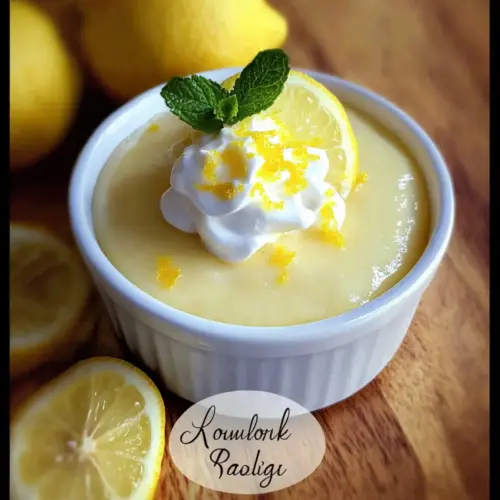 Homemade Lemon Pudding
